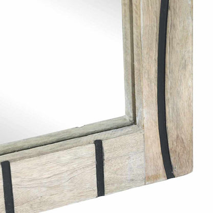 Bathroom Cabinet Set 2 pcs White Solid Mango Wood