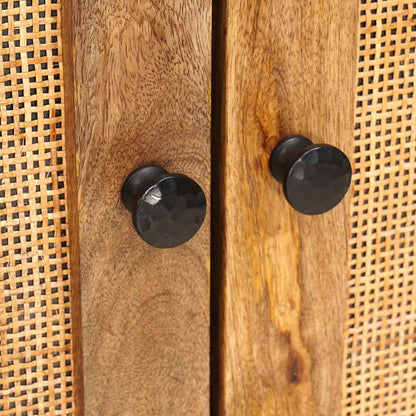 Bathroom Sets with Storage 2 pcs Brown Solid Mango Wood