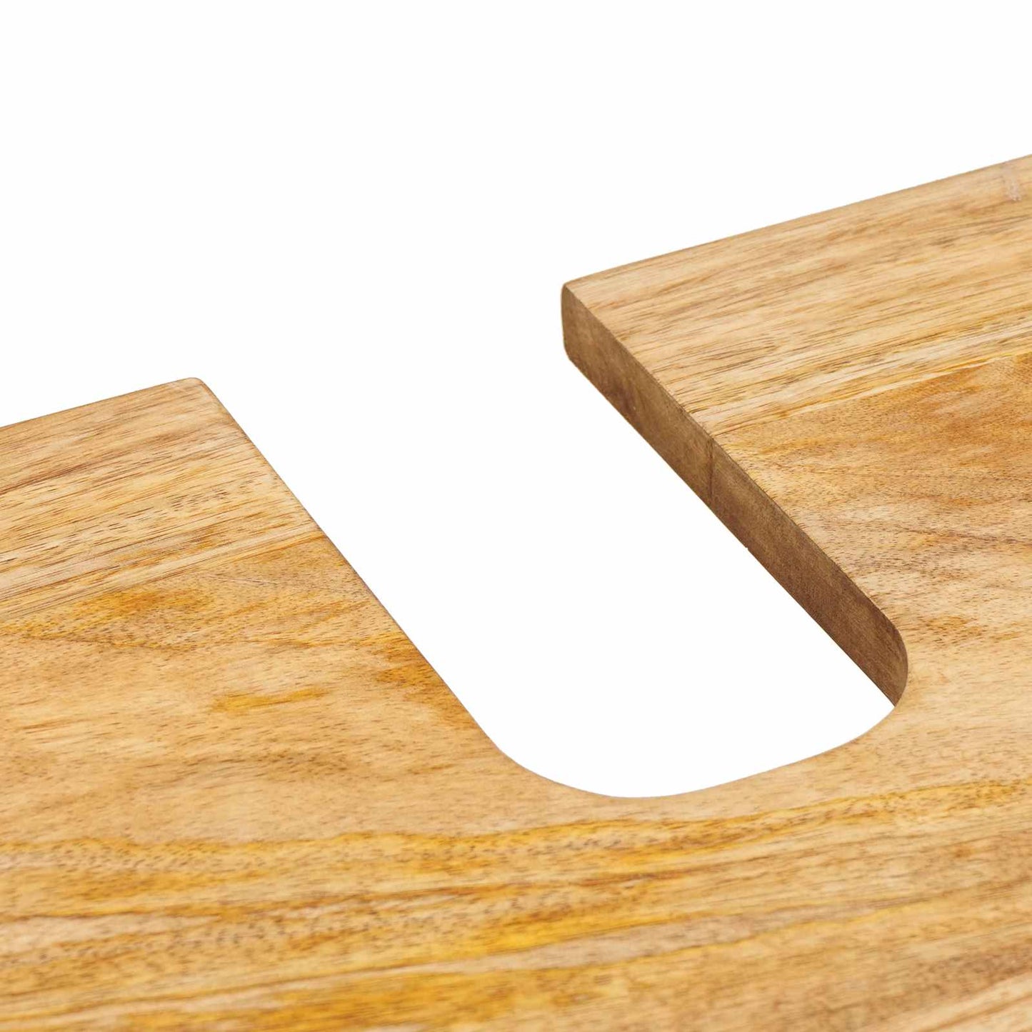 Bathroom Sets with Drawer 3 pcs Natural Solid Mango Wood