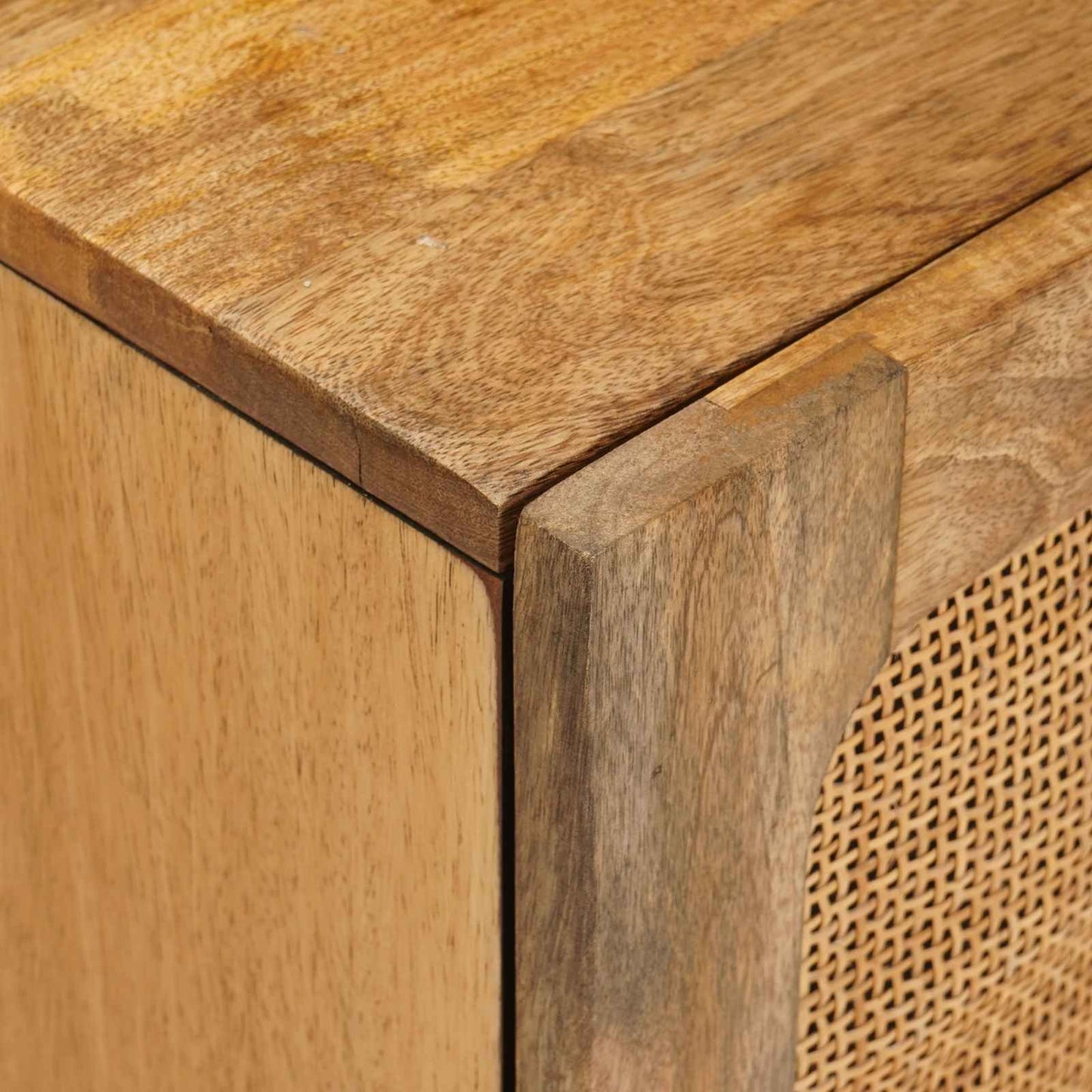 Bathroom Sets with Drawer with Shelf Natural Solid Mango Wood