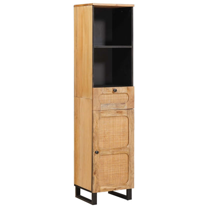 Bathroom Sets with Drawer with Shelf Natural Solid Mango Wood