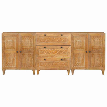 Sideboard 3 pcs 180 x 33.5 x 75 cm Solid mango wood Brown