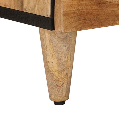 Sideboard 3 pcs Natural 60 x 33.5 x 75 cm Solid Mango Wood