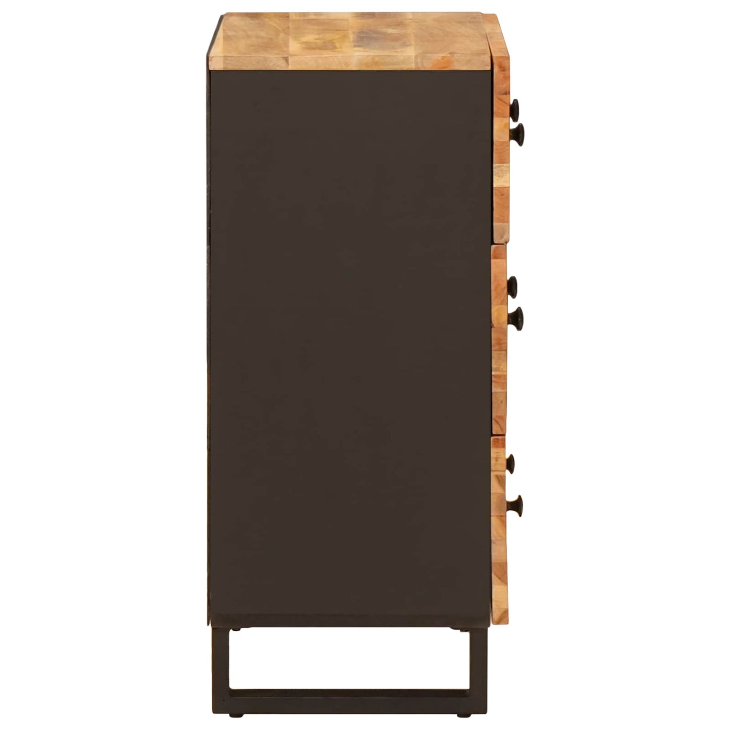 Sideboard 2 pcs Brown 60 x 33 x 75 cm Solid Mango Wood