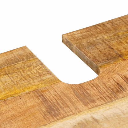 Bathroom Sets with Storage 2 pcs Natural Solid Mango Wood