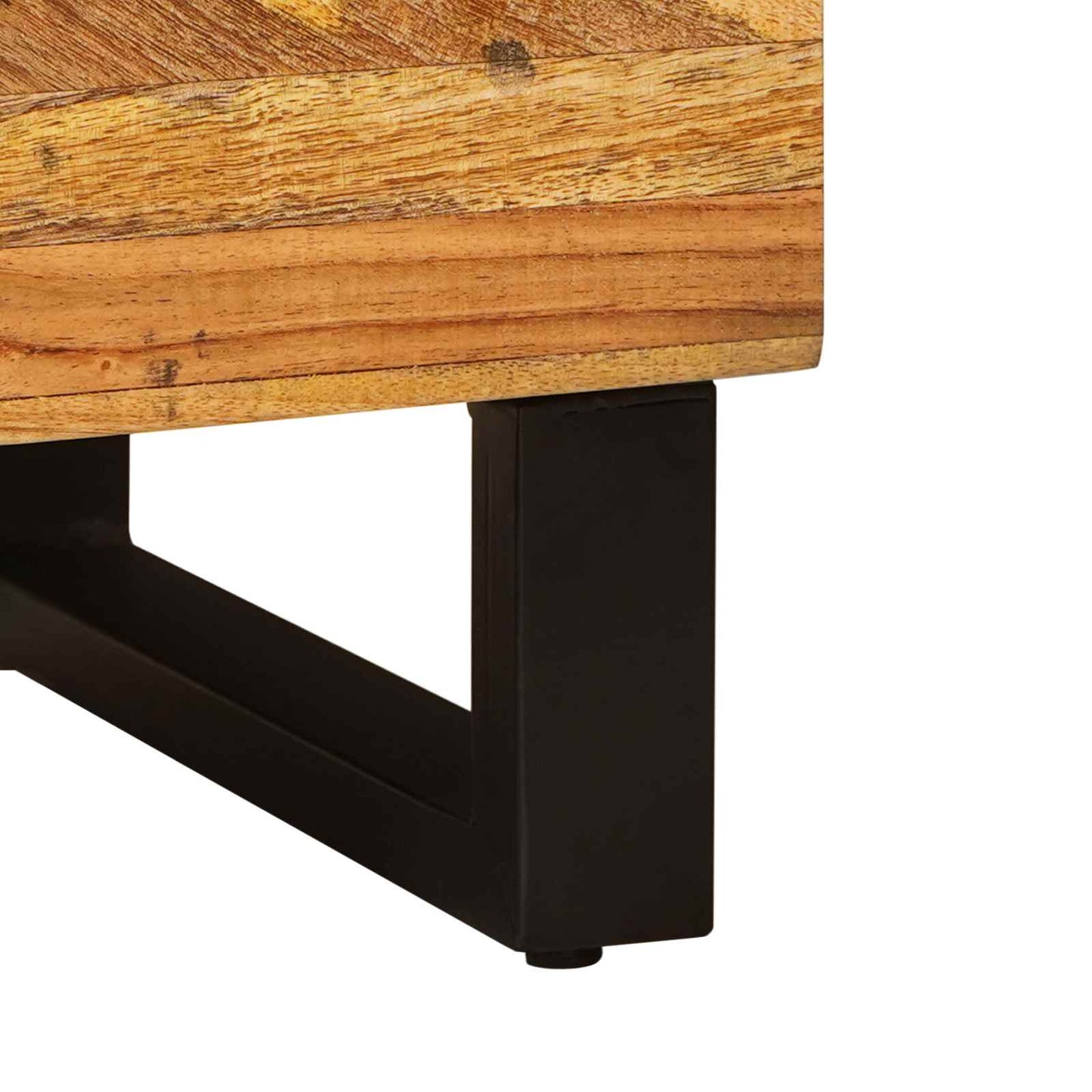 Bathroom Sets with Storage 2 pcs Natural Solid Mango Wood