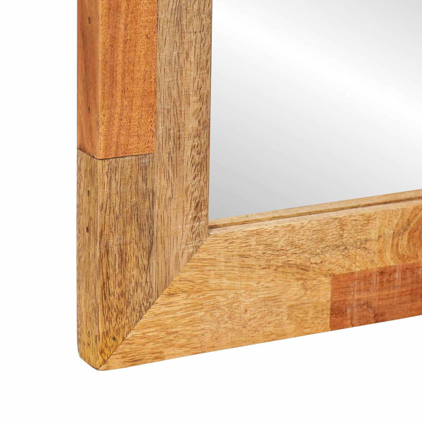 Bathroom Sets with Storage 2 pcs Natural Solid Mango Wood