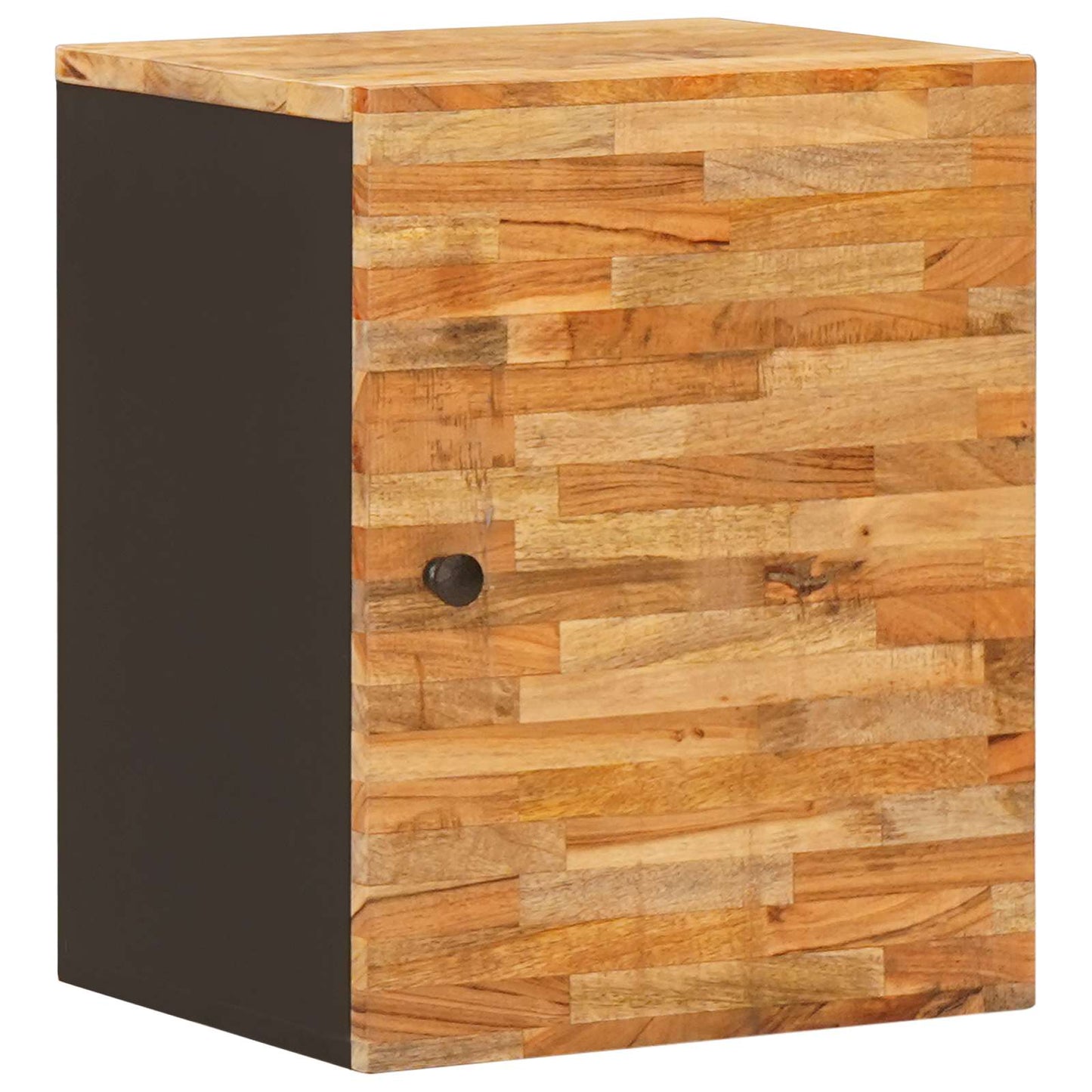 Bathroom Sets with Drawer 5 pcs Natural Solid Mango Wood
