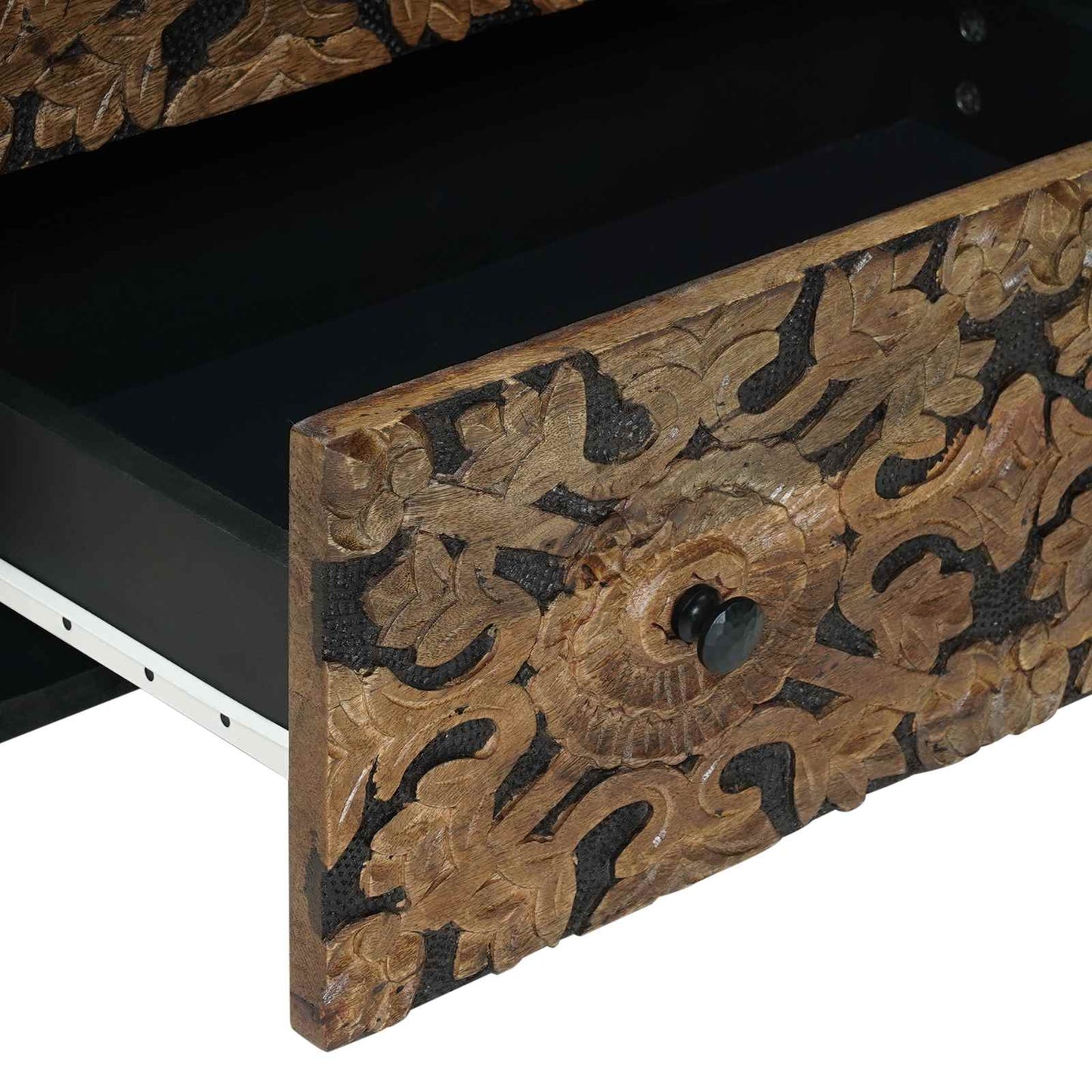 Sideboard 2 pcs Brown 60 x 33.5 x 75 cm Solid Mango Wood