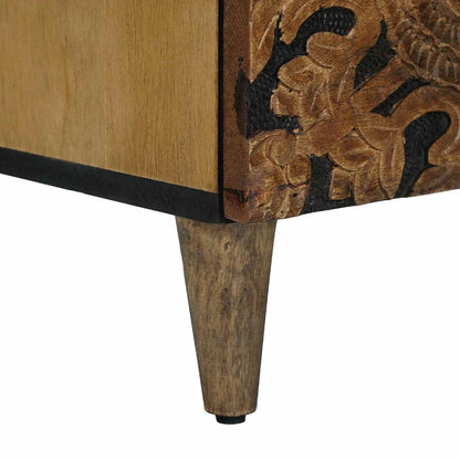 Sideboard 2 pcs Brown 60 x 33.5 x 75 cm Solid Mango Wood