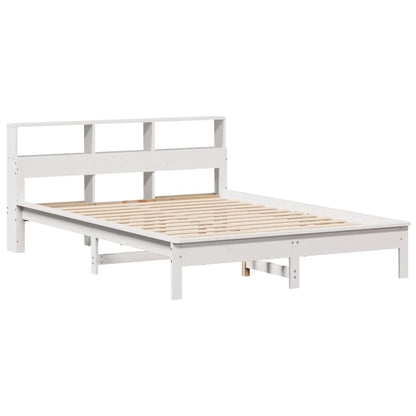Bed Frame | White | Solid pine wood, Plywood | Double | Bed Frame