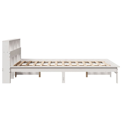 Bed Frame | White | Solid pine wood, Plywood | Double | Bed Frame