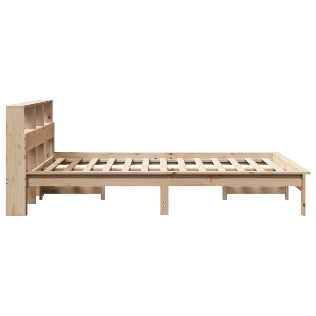 Bed Frame | Natural Wood | Solid Pinewood | Double | Bed Frame
