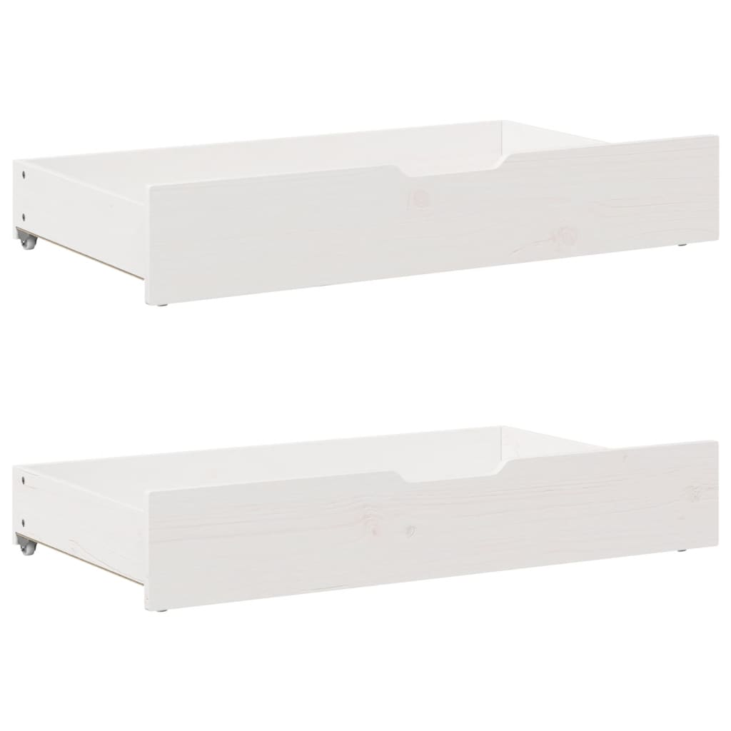 Bookcase Bed without Mattress White 140x200 cm Solid Wood Pine