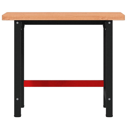 Workbench 100x60x83 cm Solid Wood Beech Rectangular