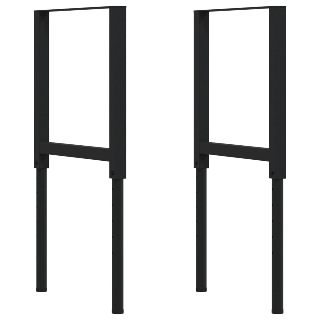 Workbench Dark Brown 100x60x(71.5-98) cm Rectangular