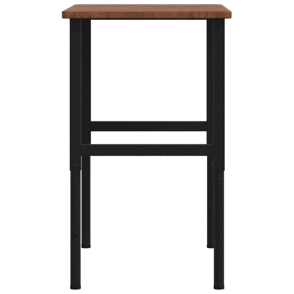 Workbench Dark Brown 100x60x(71.5-98) cm Rectangular