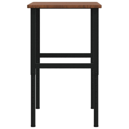 Workbench Dark Brown 100x60x(71.5-98) cm Rectangular