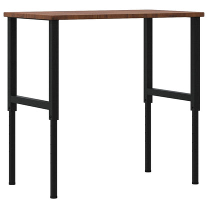 Workbench Dark Brown 100x60x(71.5-98) cm Rectangular