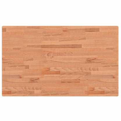 Workbench 100x60x(71.5-98) cm Solid Wood Beech Rectangular