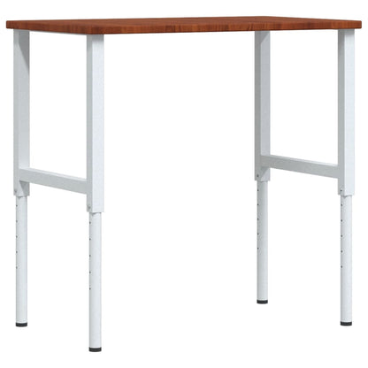 Workbench Dark Brown 100x60x(71.5-98) cm Rectangular