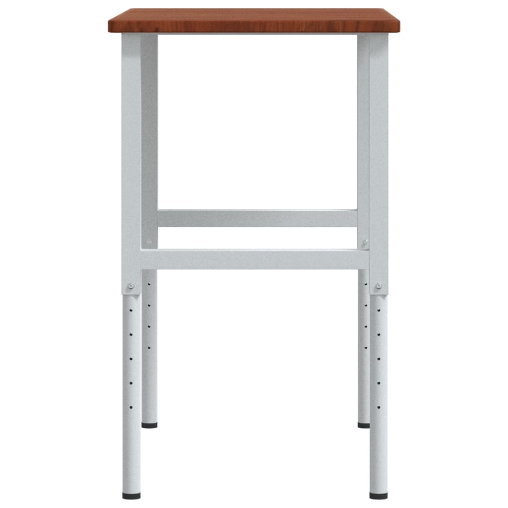 Workbench Dark Brown 100x60x(71.5-98) cm Rectangular
