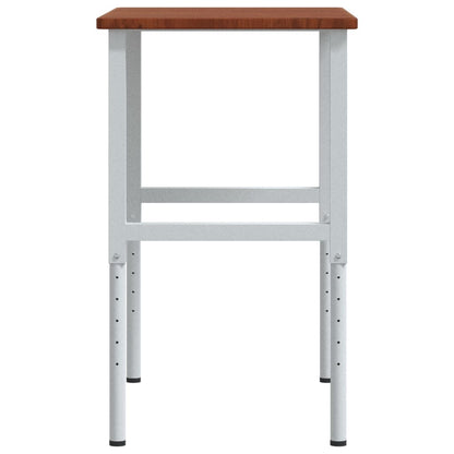 Workbench Dark Brown 100x60x(71.5-98) cm Rectangular