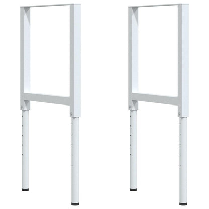 Workbench Dark Brown 100x60x(71.5-98) cm Solid Wood Oak