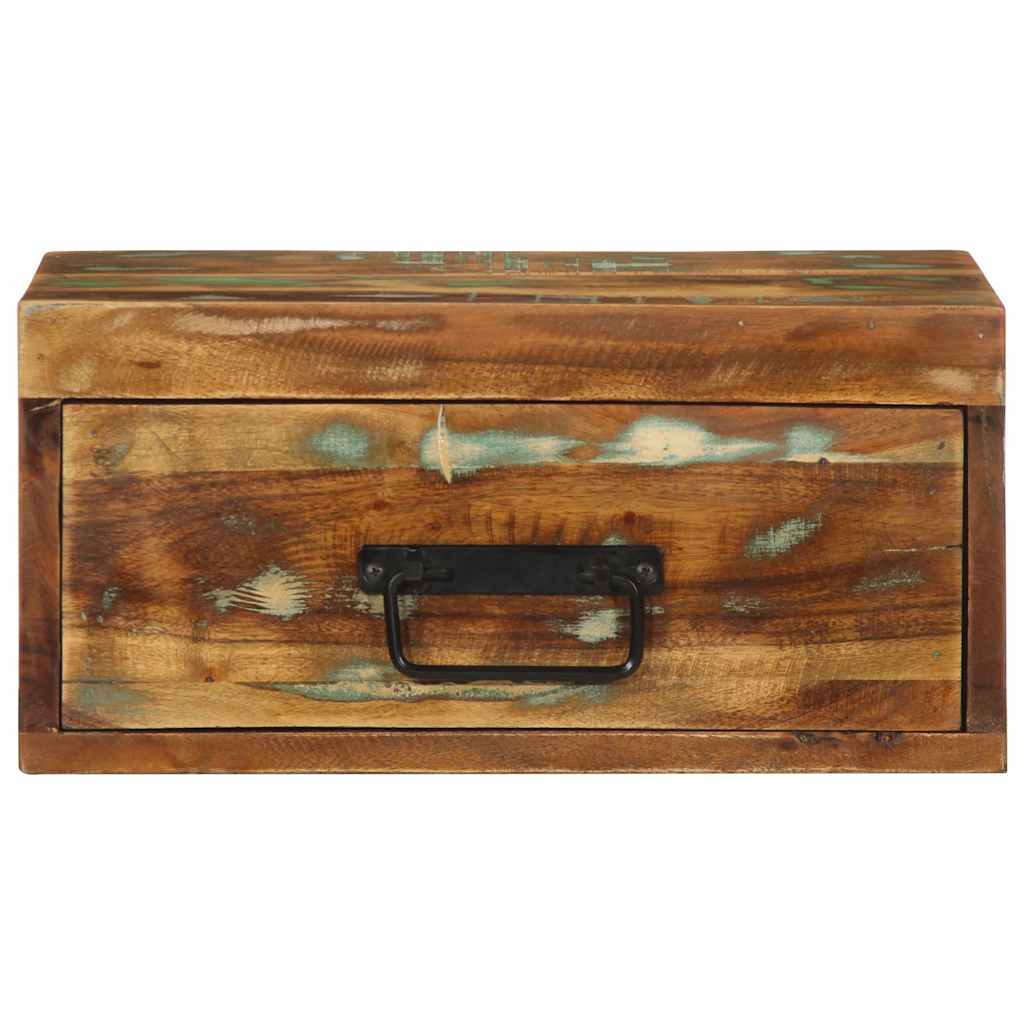 Wall-mounted Bedside Cabinets 2 pcs Solid Wood Reclaimed