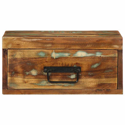 Wall-mounted Bedside Cabinets 2 pcs Solid Wood Reclaimed