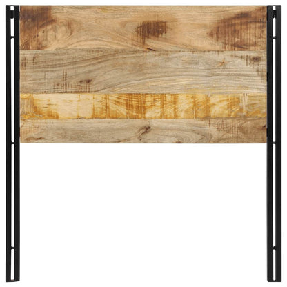 Headboard 100 cm Solid Wood Mango and Iron