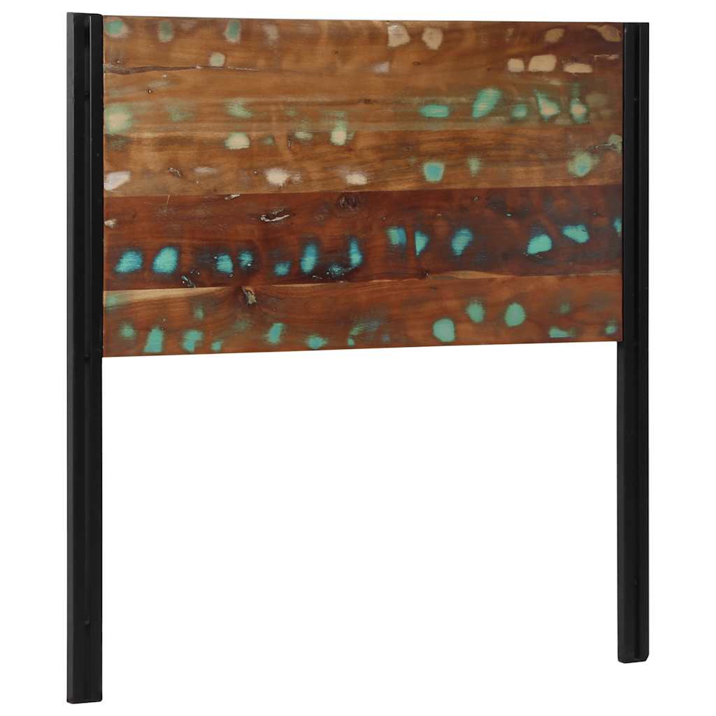 Headboard 100 cm Solid Wood Reclaimed and Iron