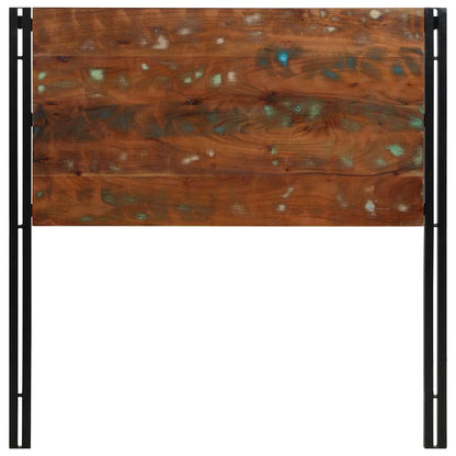 Headboard 100 cm Solid Wood Reclaimed and Iron