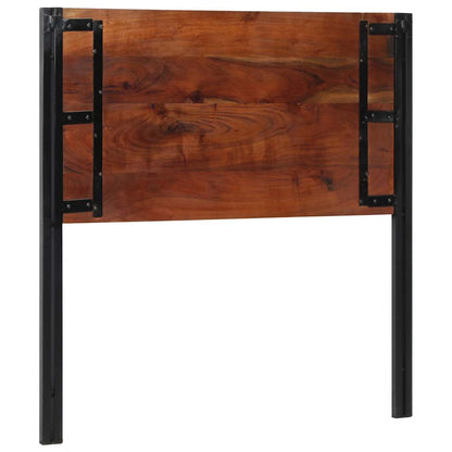 Headboard 100 cm Solid Wood Reclaimed and Iron