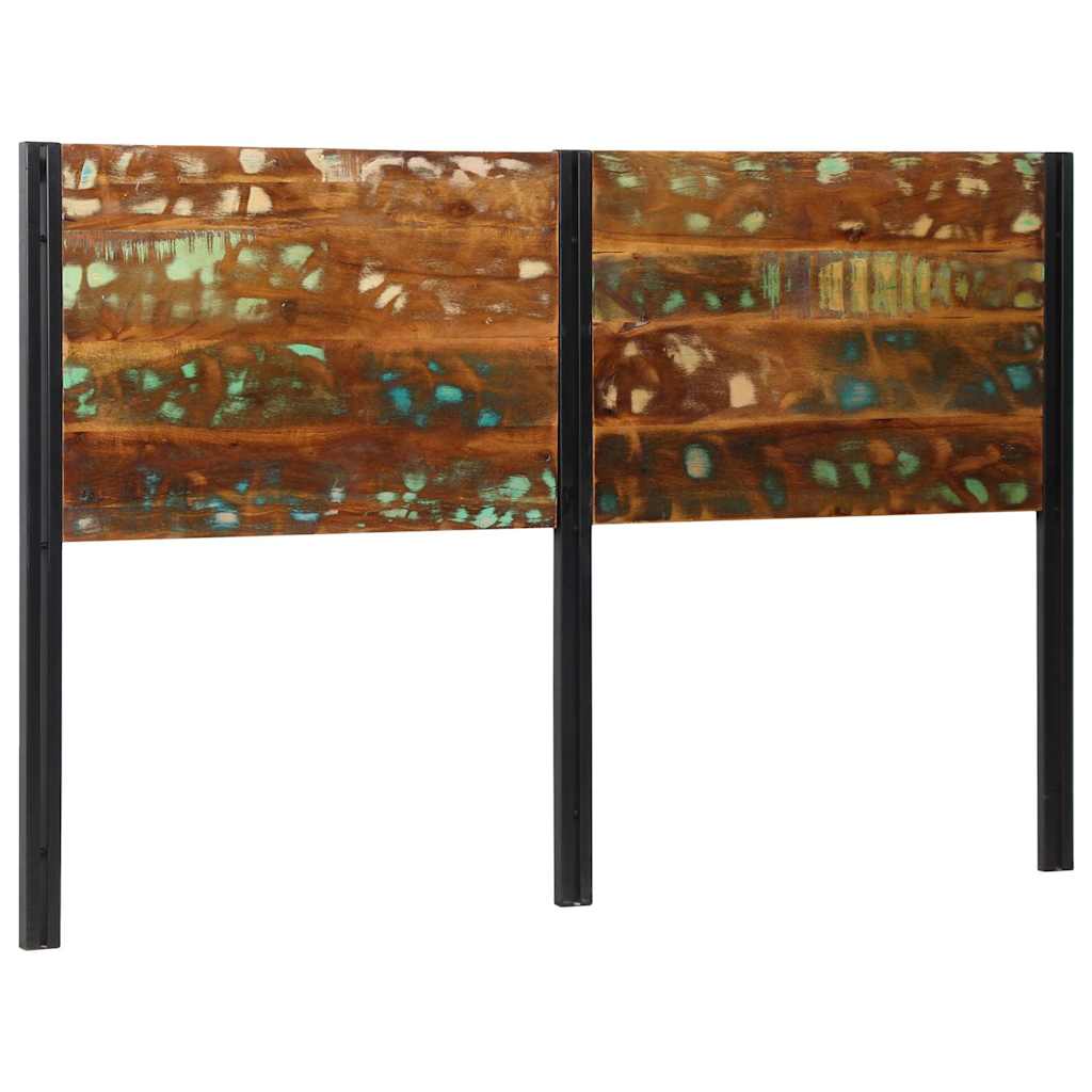 Headboard 160 cm Solid Wood Reclaimed and Iron
