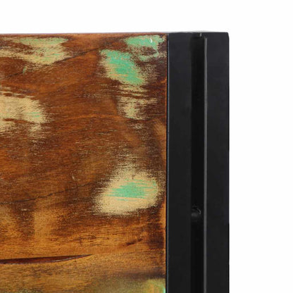 Headboard 160 cm Solid Wood Reclaimed and Iron