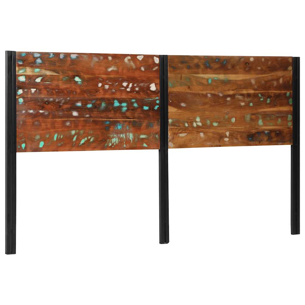 Headboard 180 cm Solid Wood Reclaimed and Iron