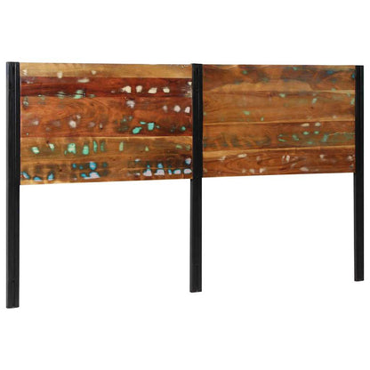 Headboard 180 cm Solid Wood Reclaimed and Iron