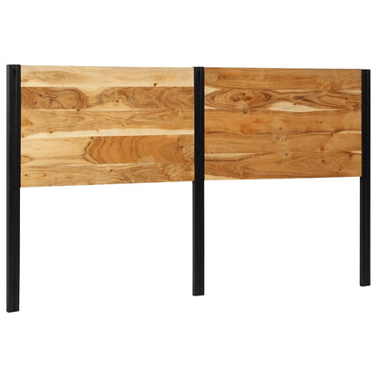 Headboard 180 cm Solid Wood Acacia and Iron