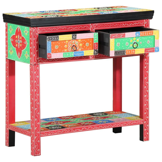 Console Table with Drawer Multicolour 80 x 35 x 76 cm