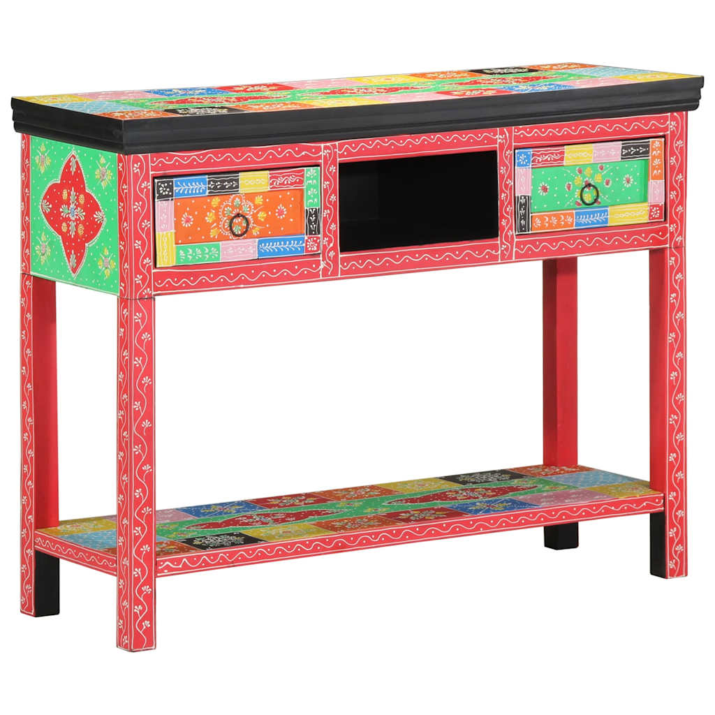Console Table with Drawer Multicolour 100 x 30 x 77 cm