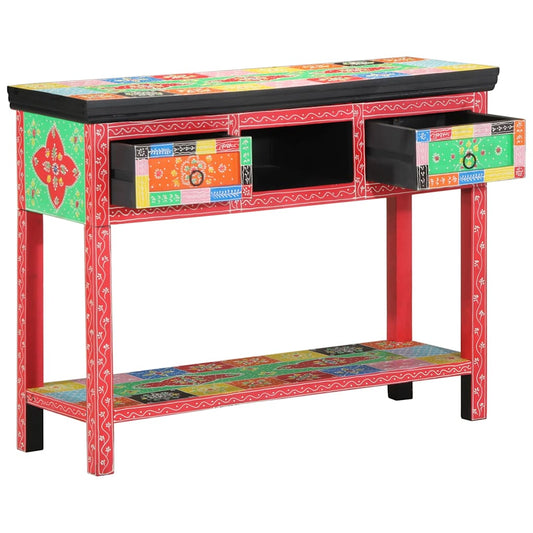 Console Table with Drawer Multicolour 100 x 30 x 77 cm