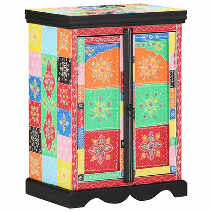Console Table with Shelf with Door Multicolour 50 x 30 x 70 cm