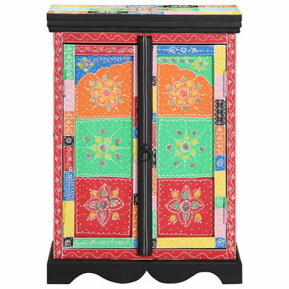 Console Table with Shelf with Door Multicolour 50 x 30 x 70 cm