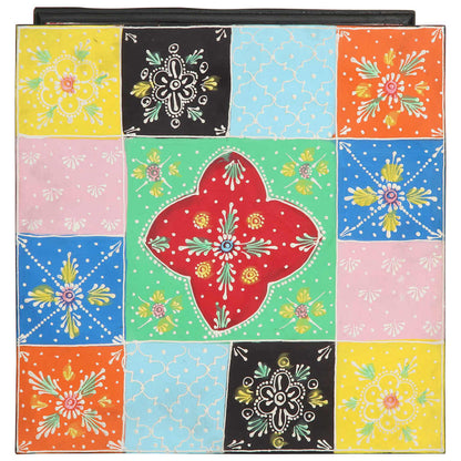 Drawer Cabinet Multicolour 40 x 40 x 60 cm Solid Mango Wood