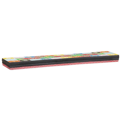 Wall Shelves Multicolour 100 x 20 x 6 cm Solid Mango Wood