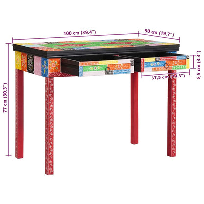 Writing Desk with Drawer Multicolour 100 x 50 x 77 cm