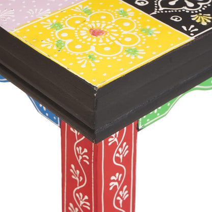 Square Table 3 pcs Multicolour