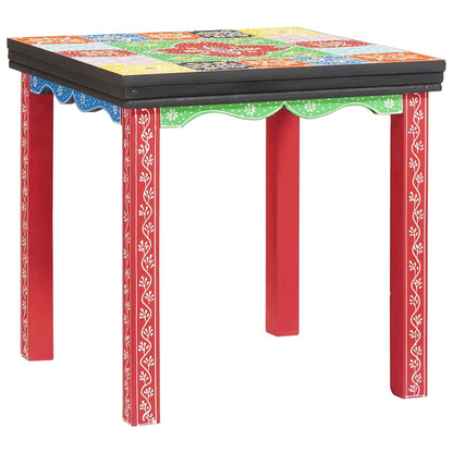 Square Table 3 pcs Multicolour