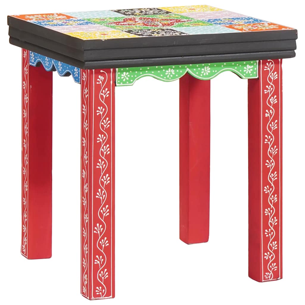 Square Table 3 pcs Multicolour